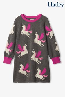 Hatley Unicorn Lockeres Pulloverkleid, Grau (210261) | 42 €