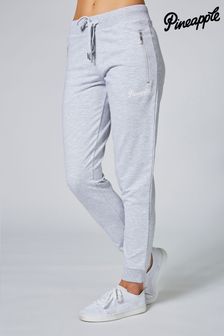 Светло-серый - Легкие облегающие спортивные брюки на молнии (210370) | €45