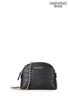 Valentino Bags Black Mayfair Recycled Croc Effect Chain Cross-Body Bag (211115) | €113