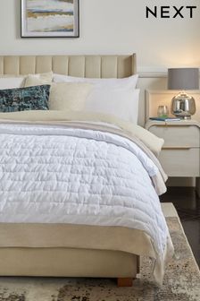 Natural Dalby Linen Boarder Bedspread (211552) | $89 - $156