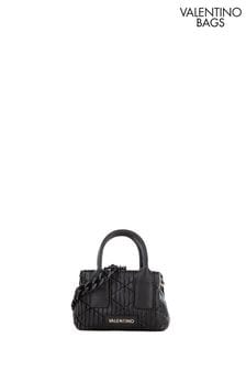 Valentino Bags Black Clapham Chain Strap Top Handle Bag (211696) | $305