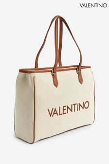 Valentino Bags Natural Chelsea Recycled Canvas Tote Bag (211830) | ₪ 649