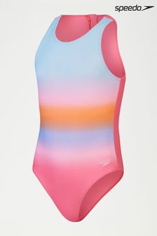 Bañador rosa con estampado para niña de Speedo (211844) | 42 €
