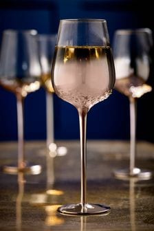 Rose Gold Monroe Set of 4 Wine Glasses (214389) | 840 UAH