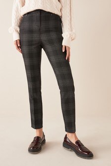 Monochrome Check - Skinny Trousers (214400) | kr245
