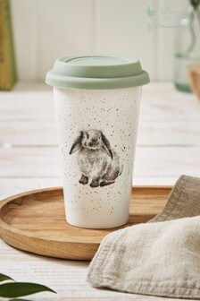Royal Worceser Wrendale White Rabbit Travel Mug (214985) | 6,790 Ft