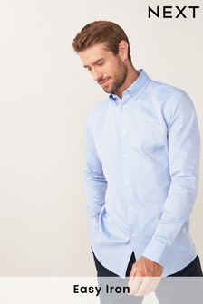Light Blue Slim Fit Single Cuff Easy Care Oxford Shirt (214990) | 26 €