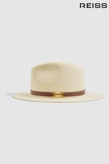 قبعة منسوجة بتشذيب جلد صناعي Gigi من Reiss (215262) | 673 ر.س