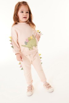 Ensemble avec sweat et pantalon de jogging motif dinosaure (3 mois - 7 ans)