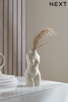 White Silhouette Small Ceramic Vase (216789) | KRW14,900
