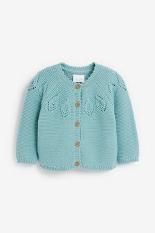 Cardigan avec détails pointelle (0 mois - 2 ans)
