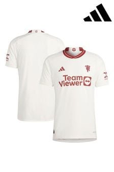 adidas White Manchester United Third Authentic Shirt 2023-24 (217032) | BGN 317