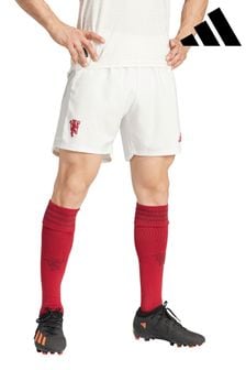 adidas White Manchester United Third Authentic Shorts 2023-24 (218113) | €64