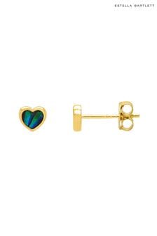 Estella Bartlett Gold Tone Abalone Heart Stud (218191) | €29