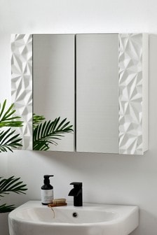 White Mode Double Mirrored Wall Cabinet (219310) | DKK1,256