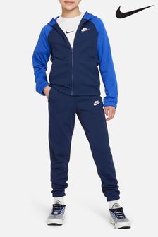 Nike Blue Full Zip Hoodie Tracksuit (220107) | €96