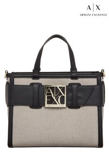 Armani Exchange Woven Black Tote Bag (220725) | €224