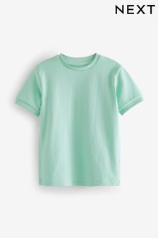 Mint Green Short Sleeve Textured T-Shirt (3-16yrs) (221311) | 36 SAR - 54 SAR