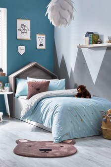 סט ציפה לפוך וציפה דו צדדיים מכותנה אורגנית Woodland Adventure