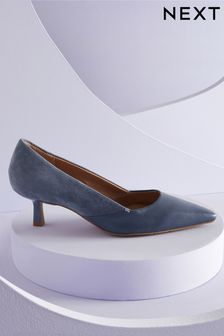 Blue Forever Comfort®  With Motionflex Point Toe Kitten Heel Court Shoes (222711) | 74 €