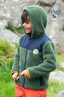Зеленая флисовая куртка Frugi Theo Ted (223260) | €31 - €35