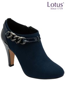 Lotus Blue Microfibre Shoe Boots (223482) | €74