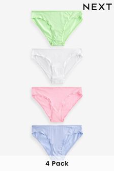 Cotton Rich Knickers 4 Pack