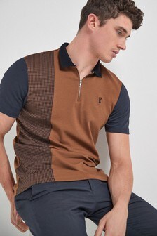 חולצת פולו מודפסת