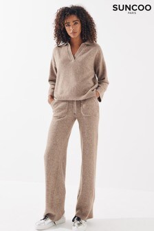 Suncoo Brown Knitted Lounge Trousers (225174) | €61