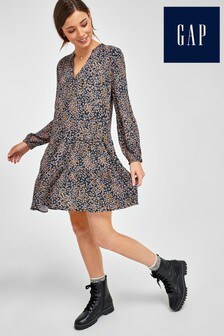 Robe courte à superpositions Gap violette