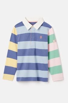 Joules Perry Multi Striped Rugby Shirt (225972) | KRW53,300 - KRW59,700