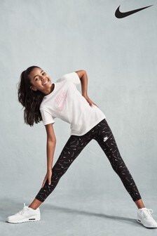 Nike - Swooshfetti legging voor tienermeisjes