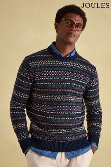 Blue fairisle jumper store
