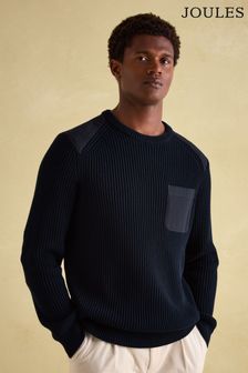 Joules Hatfield Jumper With Woven Patch Detailing (227923) | ‏446 ر.س‏