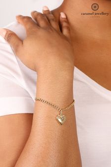 Caramel Jewellery London Gold Tone Chunky 'Cherish' Bracelet