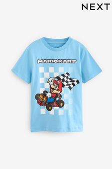 Blue Licensed Mariokart T-Shirt (3-16yrs) (228164) | OMR7 - OMR8