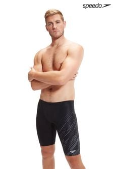 Speedo Mens Hyperboom V-cut Jammer Black Swim Shorts (228228) | 251 LEI