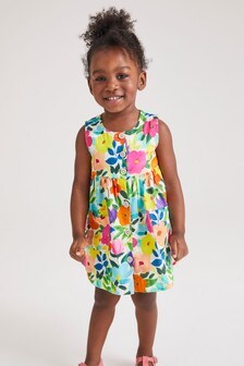 Robe imprimée en coton biologique (3 mois - 7 ans)