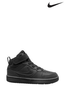 Черный - Детские кроссовки средней длины Nike Court Borough (228779) | €50