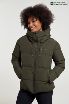 Mountain Warehouse Green Womens Toasty Short Padded Thermal Jacket (228892) | $111