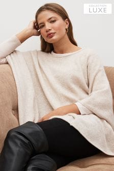 Cream Collection Luxe Cashmere Poncho (229249) | $231