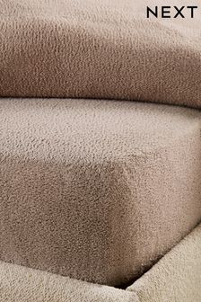 Teddy fleece deep fitted sheet on sale