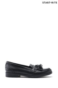 Start-Rite Sketch Slip On Black Patent Leather School Shoes Wide Fit (230204) | $83
