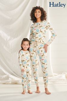 Hatley Cream Serene Forest Organic Cotton Pajamas Set (231786) | 34 €