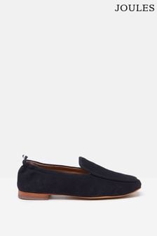 Joules Sloane Narrow Fit Navy Suede Loafers (233475) | 272 QAR