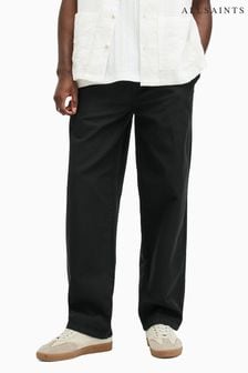 AllSaints Black Hanbury Trousers (233885) | 589 QAR