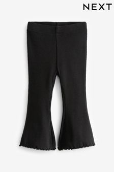 Black Rib Flare Leggings (3mths-7yrs) (233997) | CA$11 - CA$16