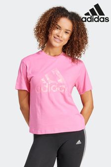 adidas Sportswear Floral Graphic Big Logo T-Shirt