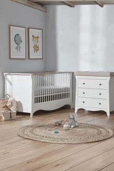 Cuddleco White Ash Clara 2 Piece Nursery Furniture Set (234872) | €820