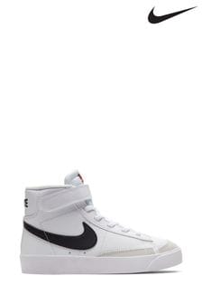 לבן/שחור - נעלי ספורט לילדים ונוער של Nike דגם Blazer 77 Mid (235750) | ‏267 ‏₪